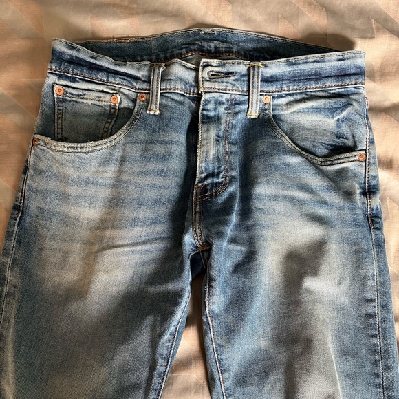 LEVI slim fit jeans. Light wash LEVI 65504 W29 L34 - Picture 2 of 7